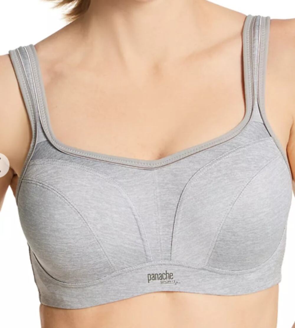 Panache 5021A Underwire Sports Bra Grey Marl 34E